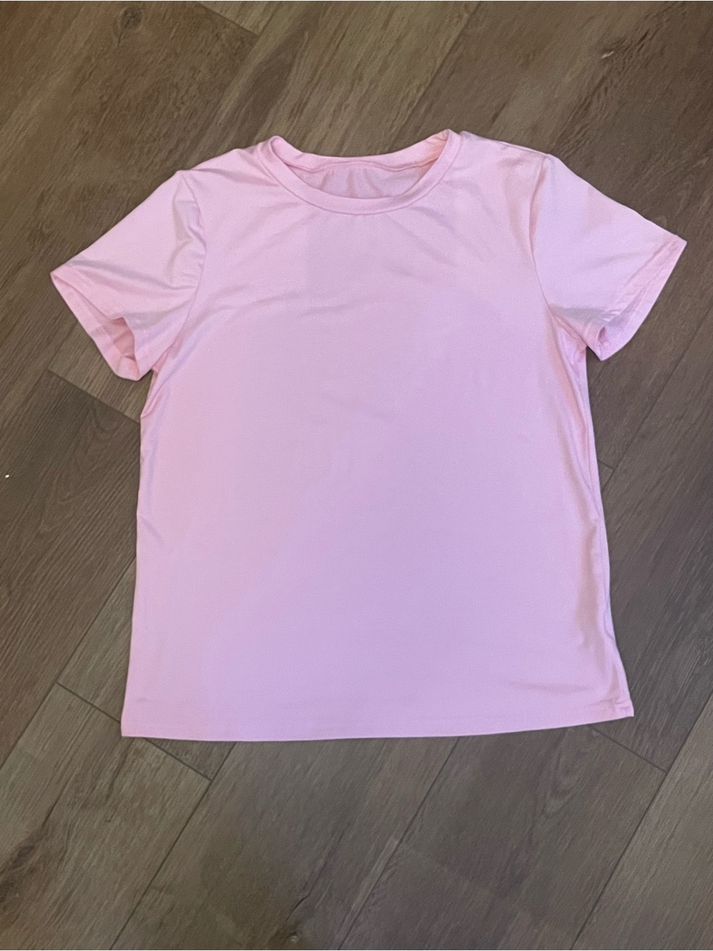 Pink Short Sleeve Crewneck Tee